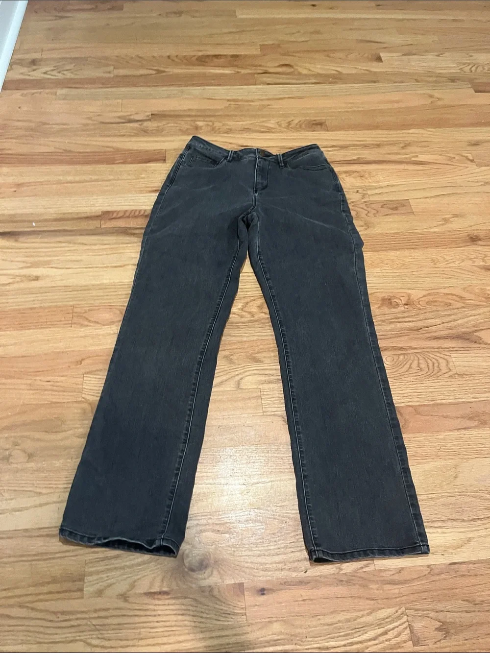 Coldwater Creek  Charcoal Straight-Leg Jeans